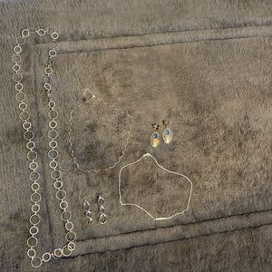 Silver jewelry lot